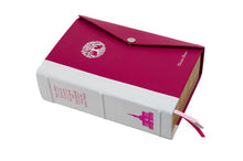 Load image into Gallery viewer, Premium Quad - Large - Lilac & Hot Pink with Large Tree of Life & Pocatello, ID Temple | Custom LDS Scriptures is the Best Source for Colored Scriptures | 16,300+ Colored Scripture Options