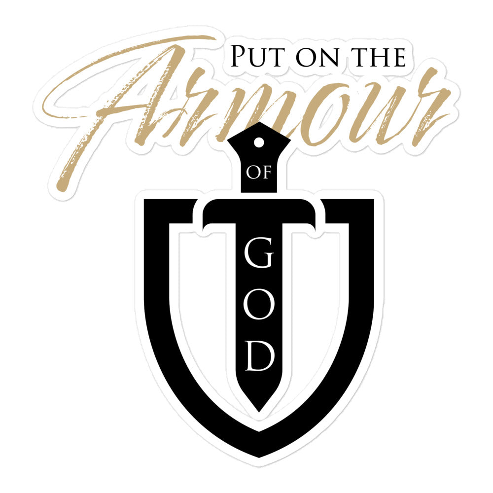 God's Armour | Bubble-free stickers