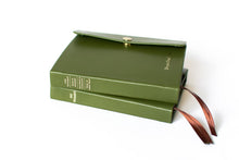 Load image into Gallery viewer, Deluxe: New Testament with Triple Combination (book 1), Old Testament (book 2) - No references - Colored Scriptures by Custom LDS Scriptures