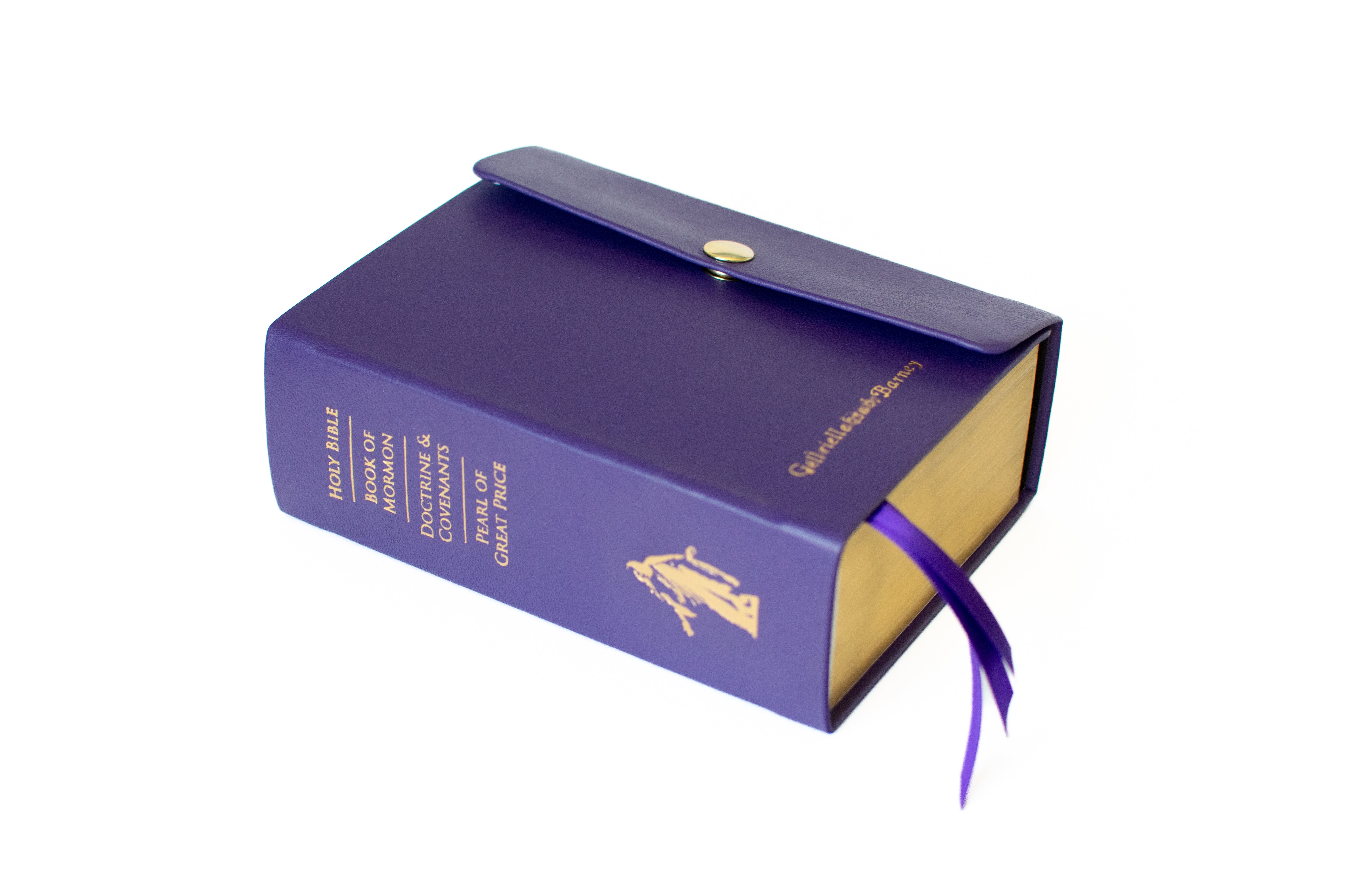 Premium Quad - Regular - Amethyst | Custom LDS Scriptures is the best source for colored scriptures | 16,300+ Colored Scripture Options | Custom Purple Scriptures