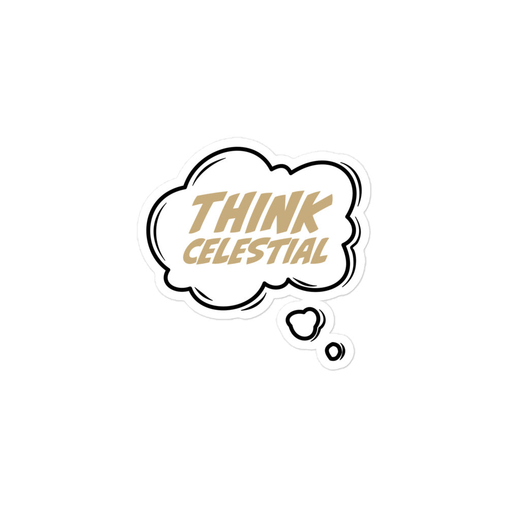 Think Celestial | Bubble-free stickers