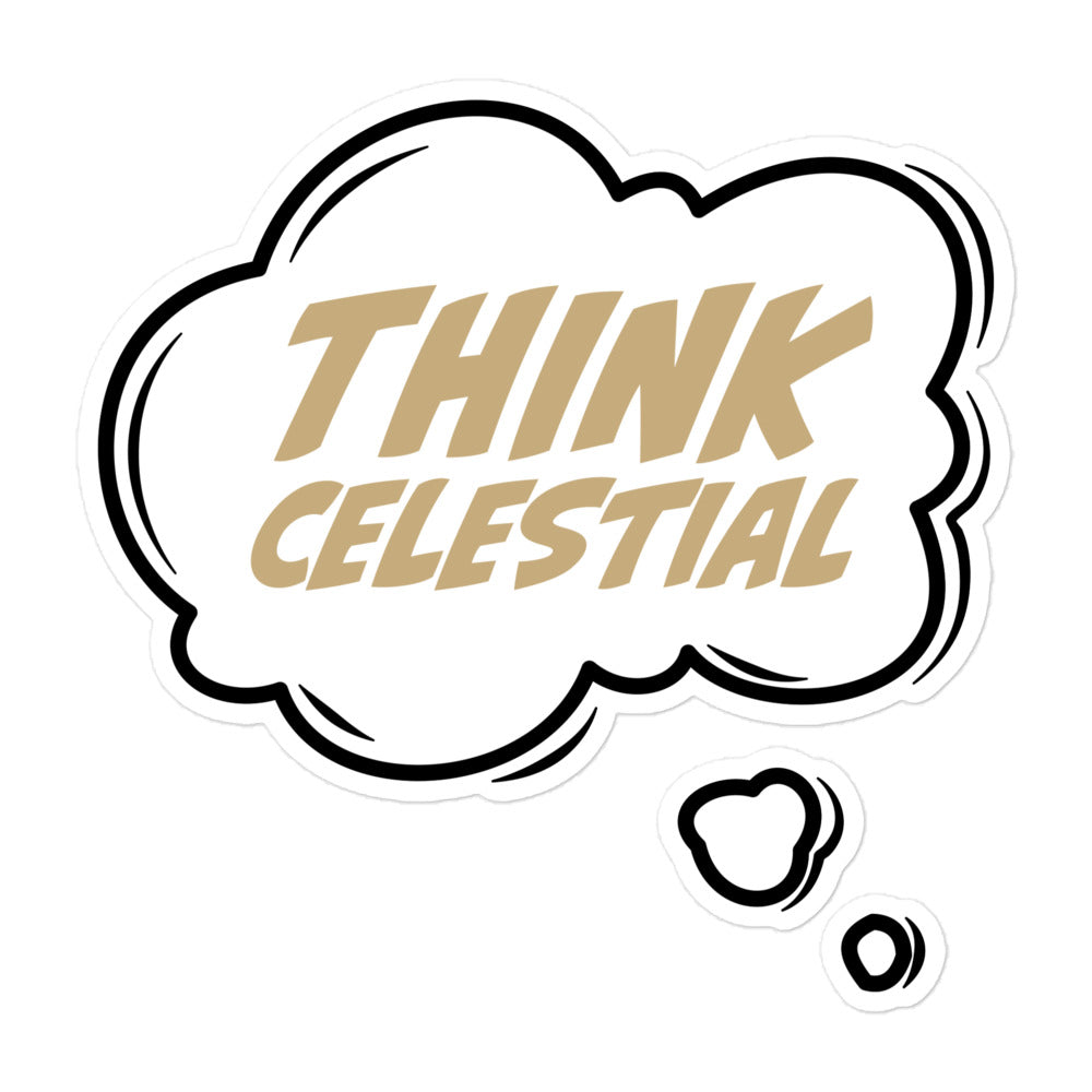 Think Celestial | Bubble-free stickers